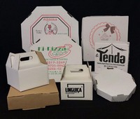 Caixa de pizza redonda